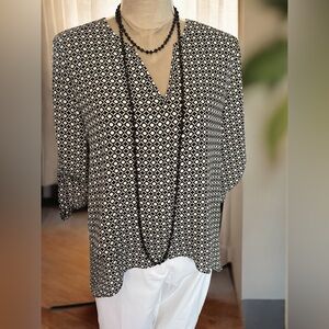 ALFANI High-Low Blouse Size 4